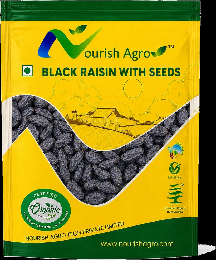 Black Raisins (With Seeds) - pack
