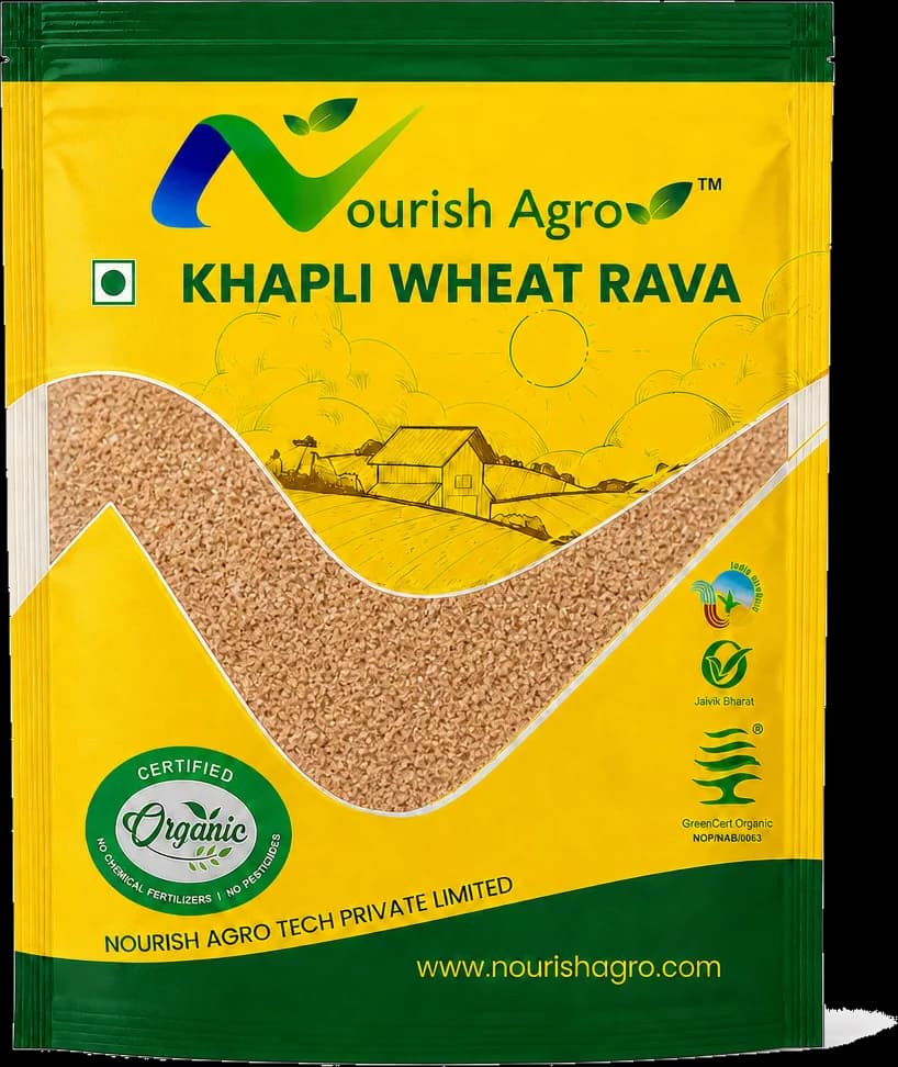 Khapli Wheat Rava - pack