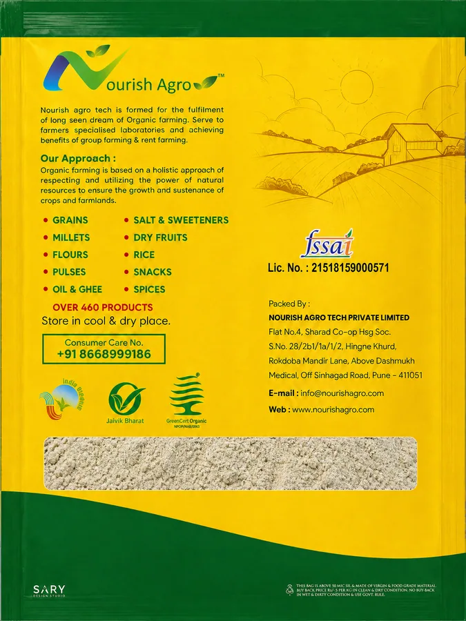 Bajra Flour - back of pack