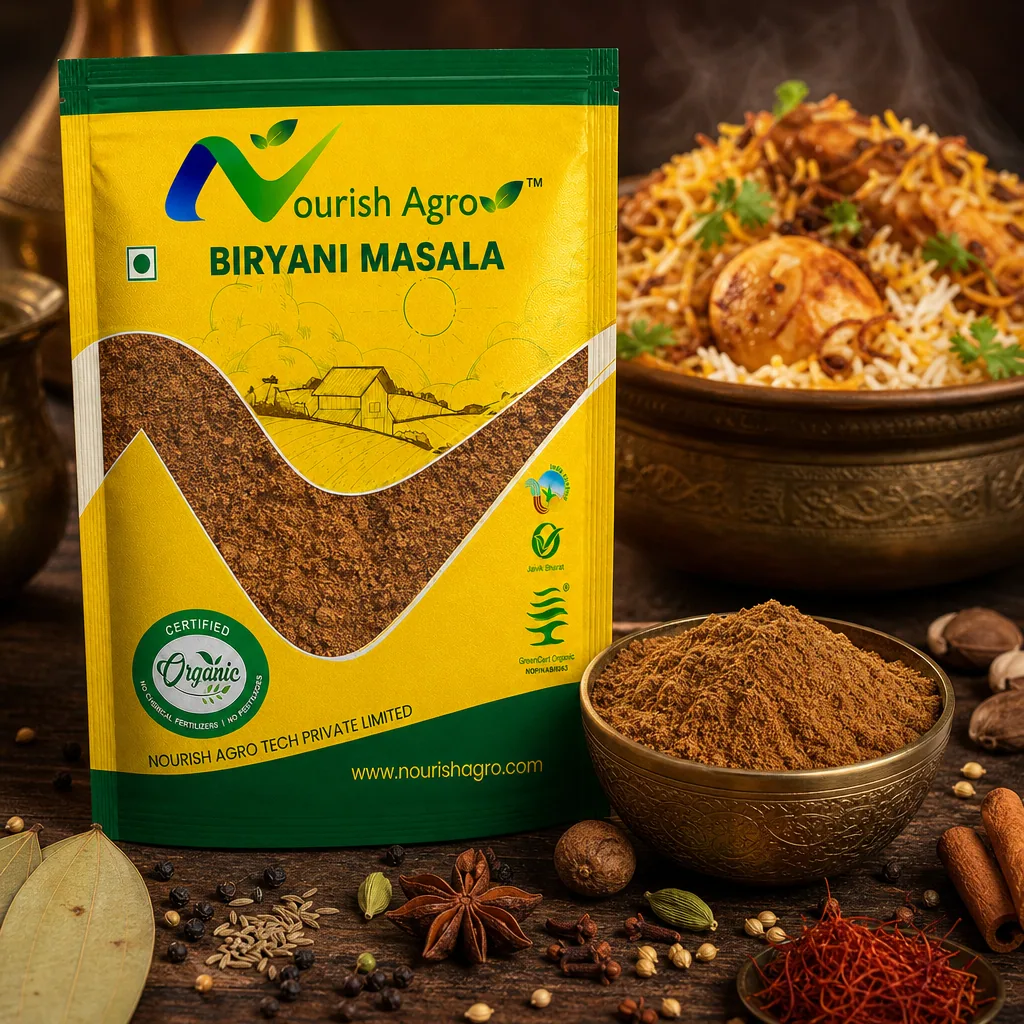 Biryani Masala - organic spices & masalas from Nourish Agro