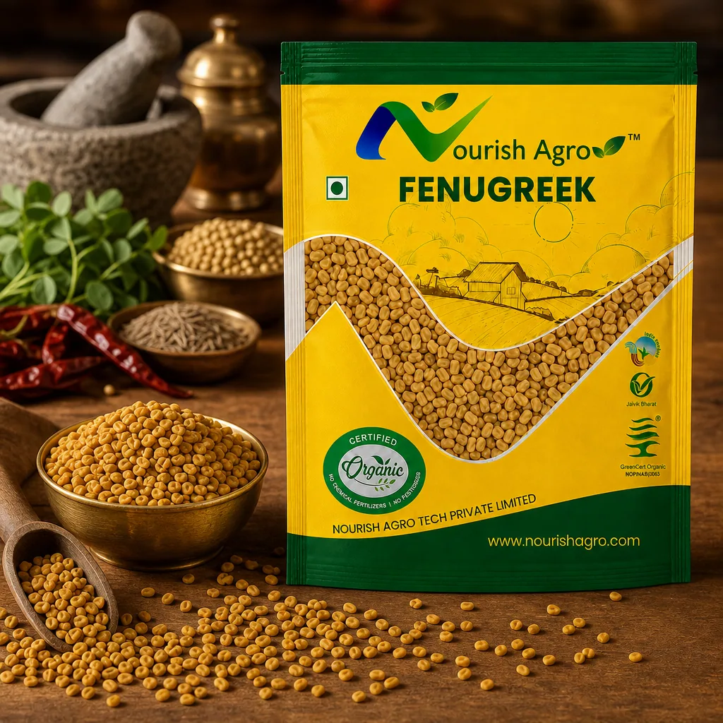 Fenugreek - organic spices & masalas from Nourish Agro