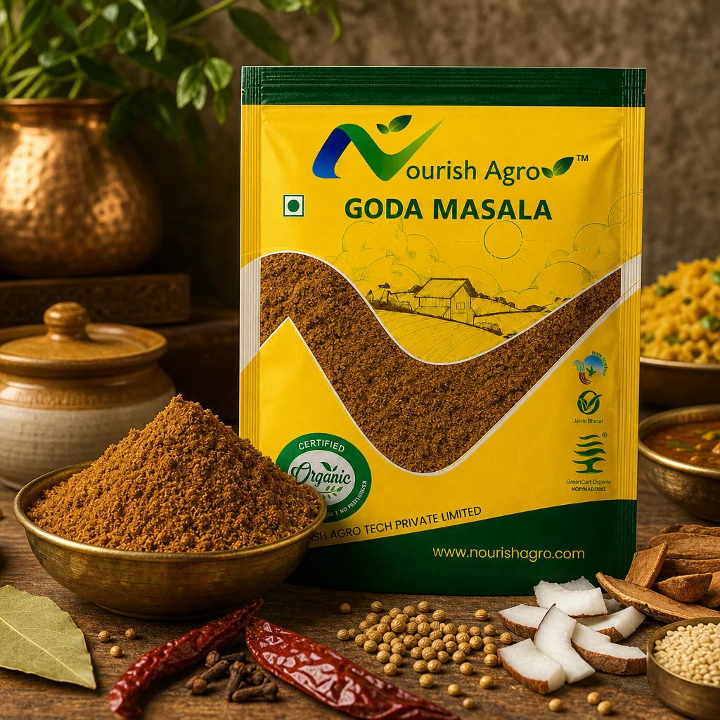 Goda Masala - organic spices & masalas from Nourish Agro