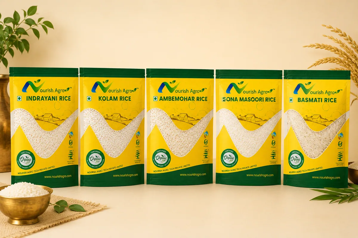 Indrayani Rice - organic rice from Nourish Agro