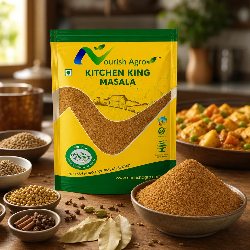Kitchen King Masala - organic spices & masalas from Nourish Agro