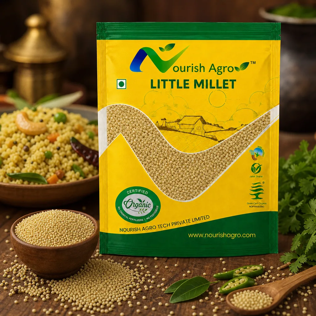 Little Millet - organic grains & millets from Nourish Agro