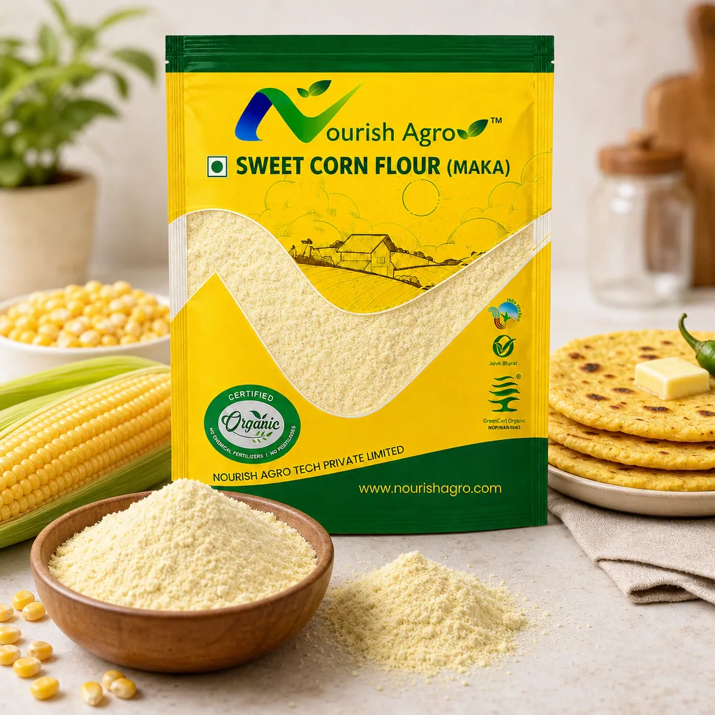 Sweet Corn Flour (Maka) - organic snacks & batters from Nourish Agro