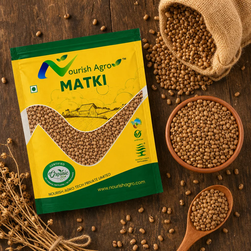 Matki - organic pulses & dals from Nourish Agro