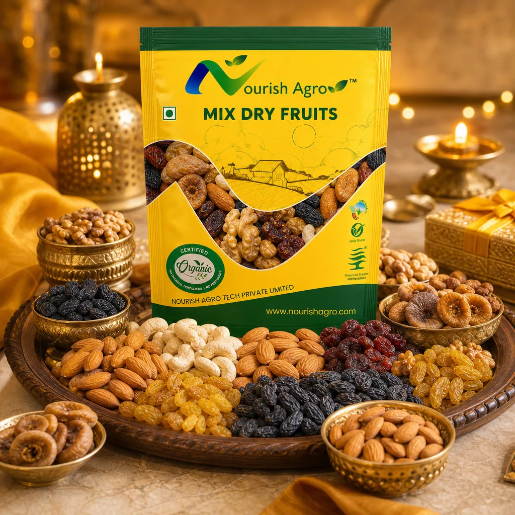 Mixed Dry Fruits - organic dry fruits from Nourish Agro
