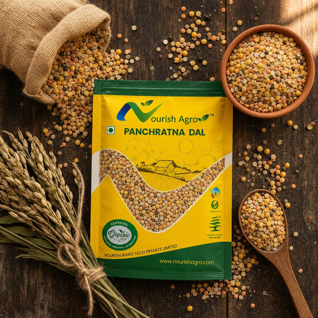 Panchratna Mix Dal - organic pulses & dals from Nourish Agro