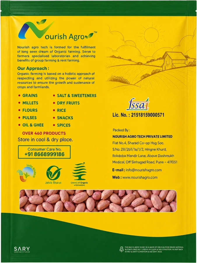 Peanuts - back of pack