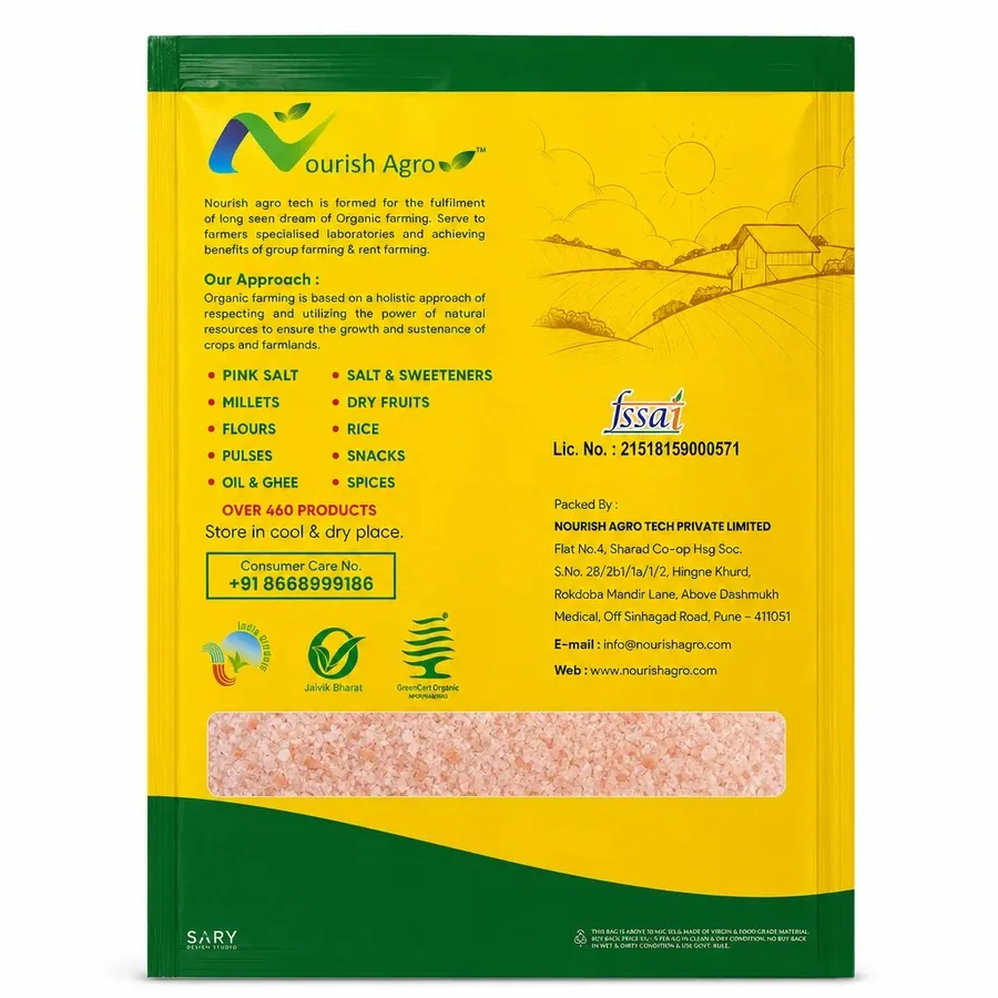 Himalayan Pink Salt - back of pack