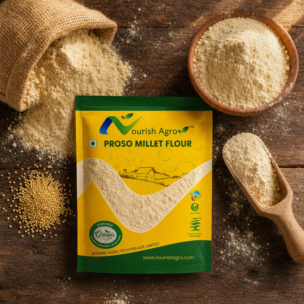 Proso Millet Flour - organic flours from Nourish Agro