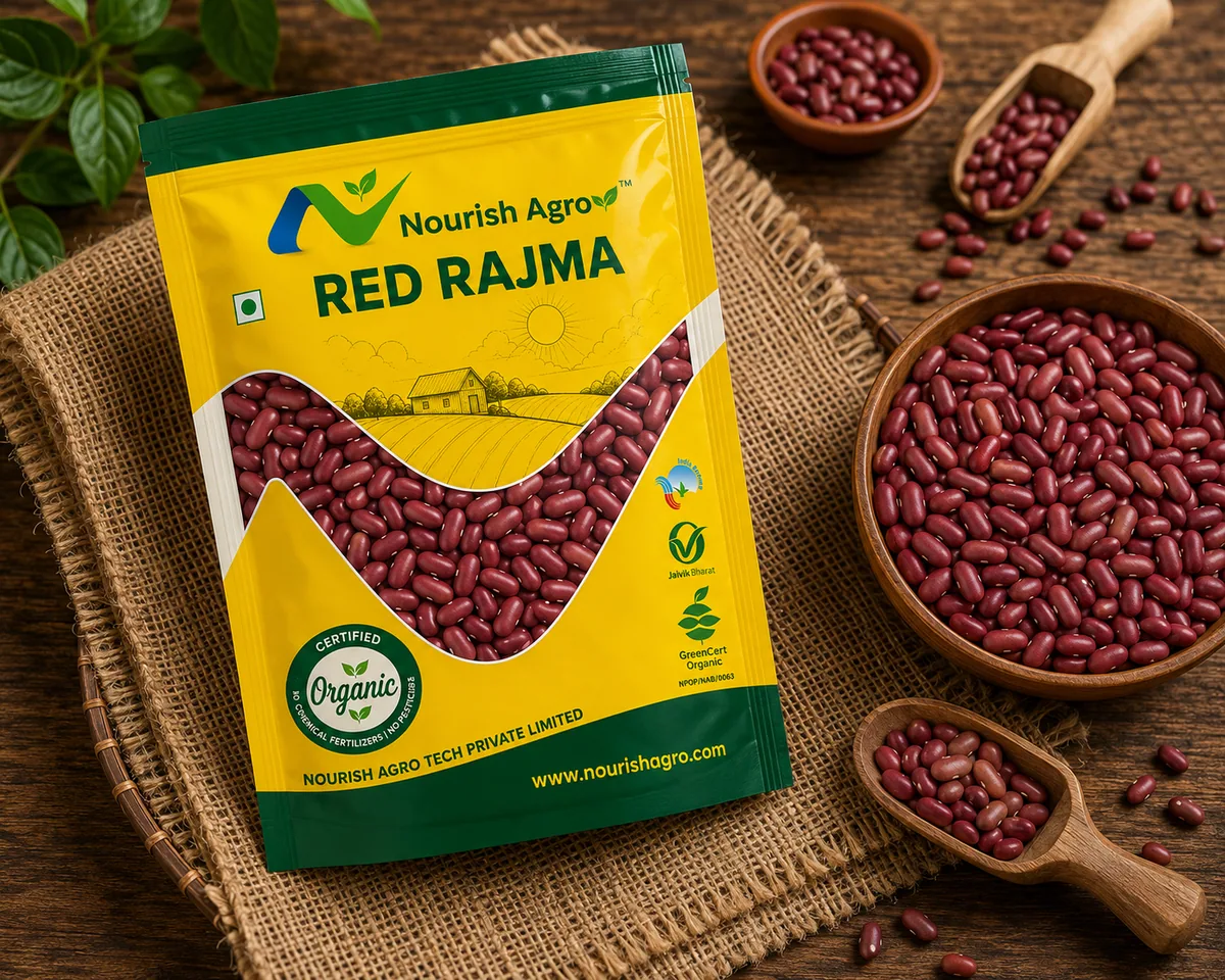 Red Rajma - organic pulses & dals from Nourish Agro