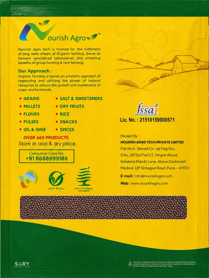 Small Mustard (Rai) - back of pack