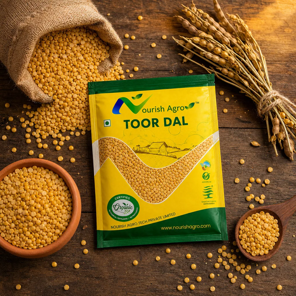 Toor Dal - organic pulses & dals from Nourish Agro