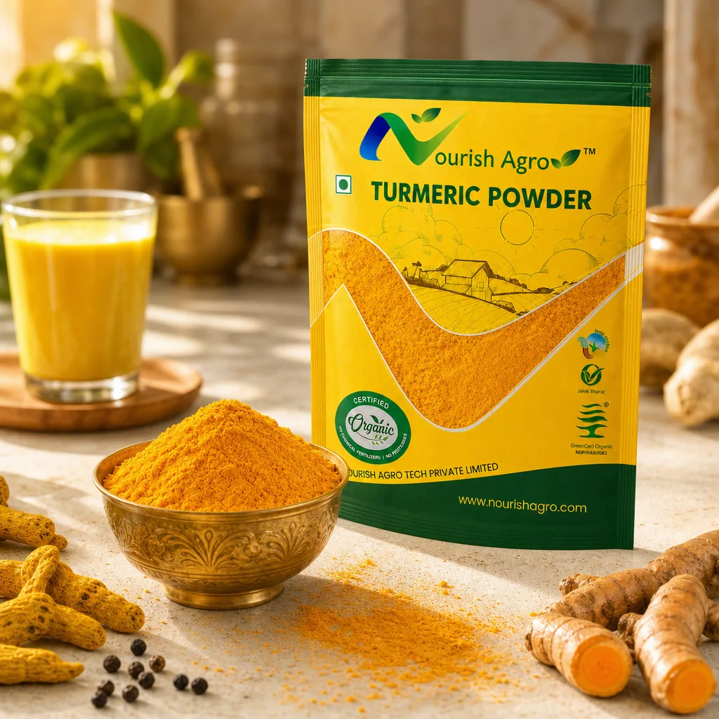 Turmeric Powder - organic spices & masalas from Nourish Agro