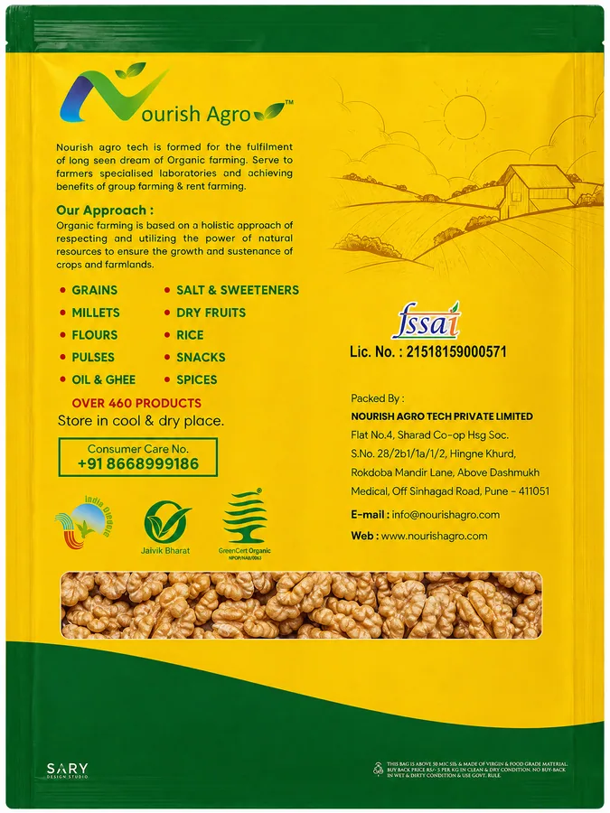 Walnuts - back of pack