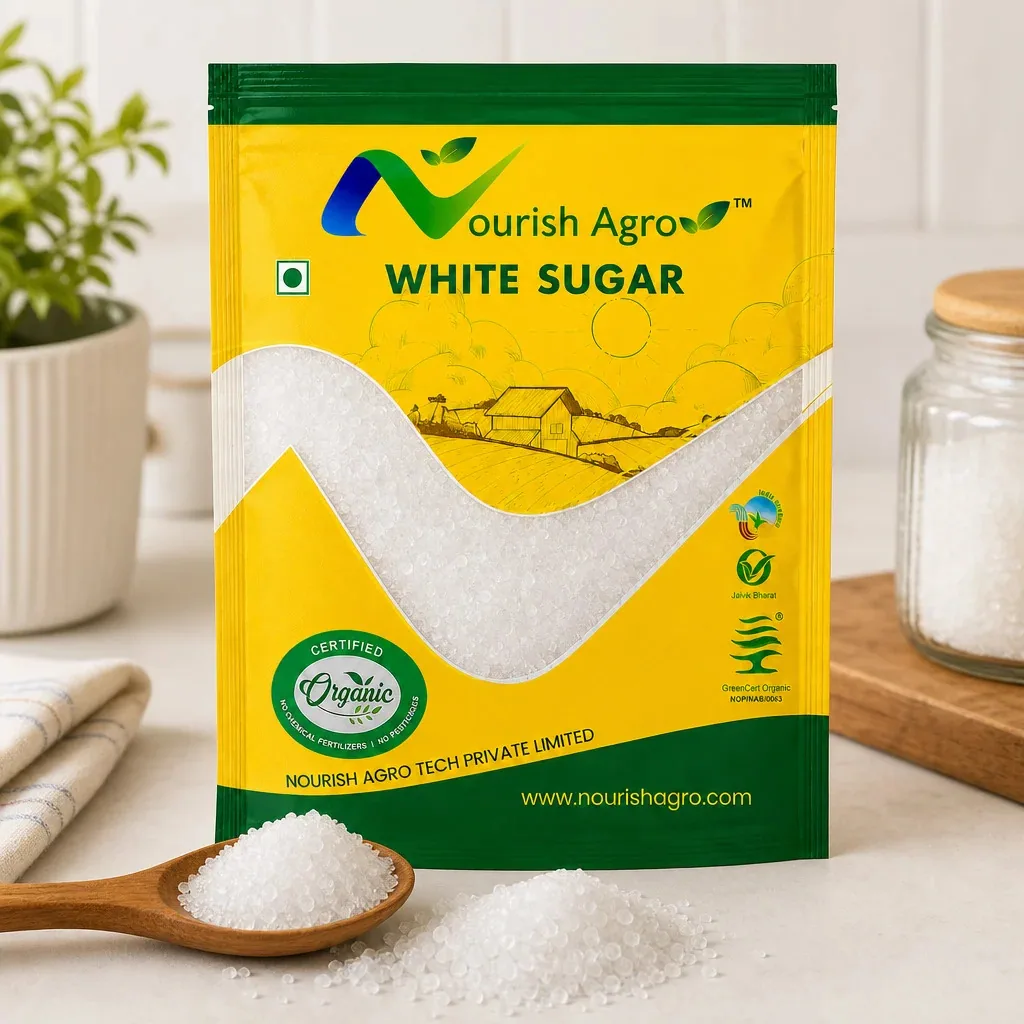 White Sugar - organic salt & sweeteners from Nourish Agro