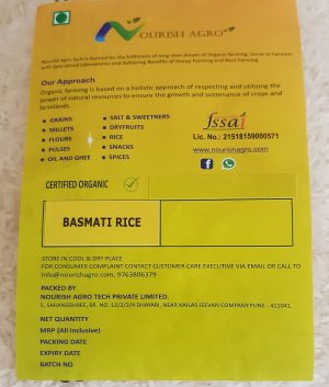Nourish White Basmati Rice 500gm